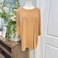 Womens In Bloom Ribbed Blouse Plus One Size