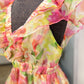 Womens Mustard Seed Floral Dress Large EUC