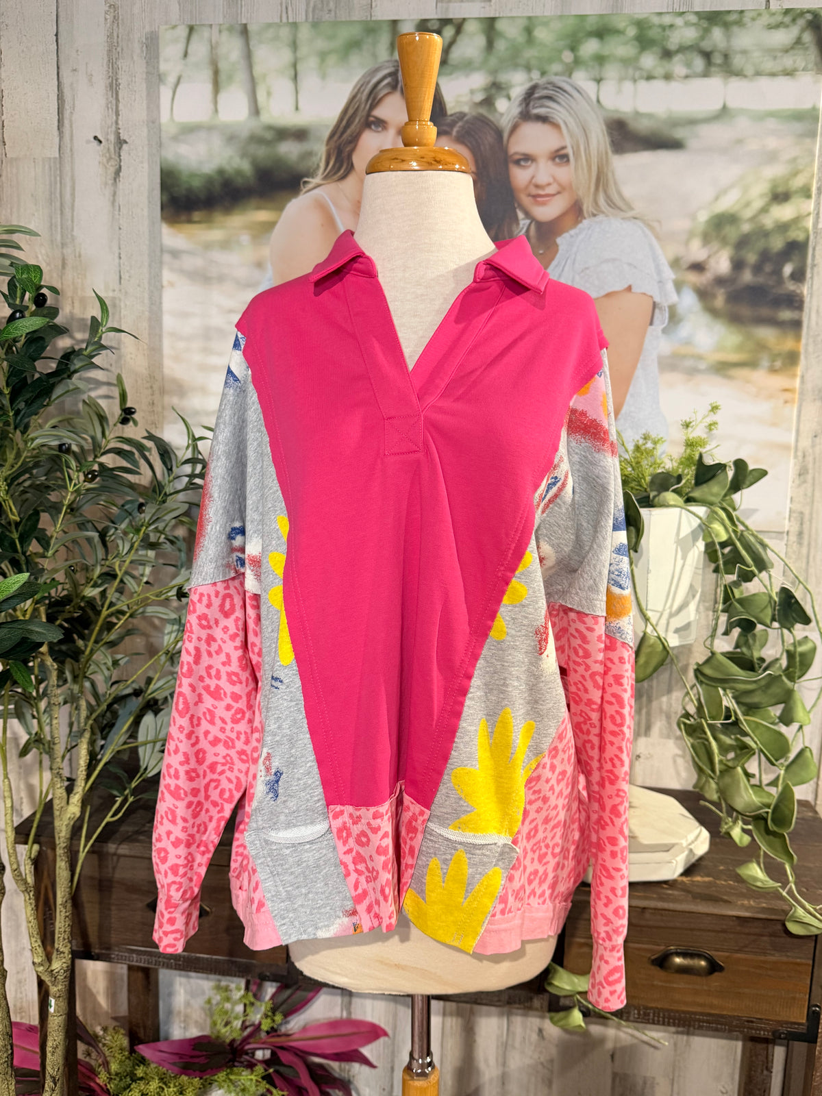 Womens Jodifl Drop Sleeve Blouse Medium NWT
