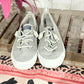 Womens Grey Sperry Sneakers Size 6 GUC