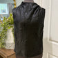 Womens Black Studded Tank Medium NWT