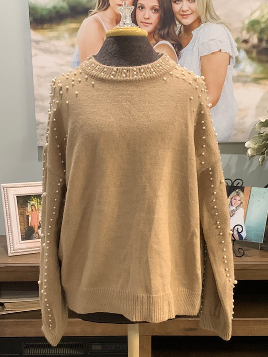 Womens BiBi Pearl Sweater Size XL