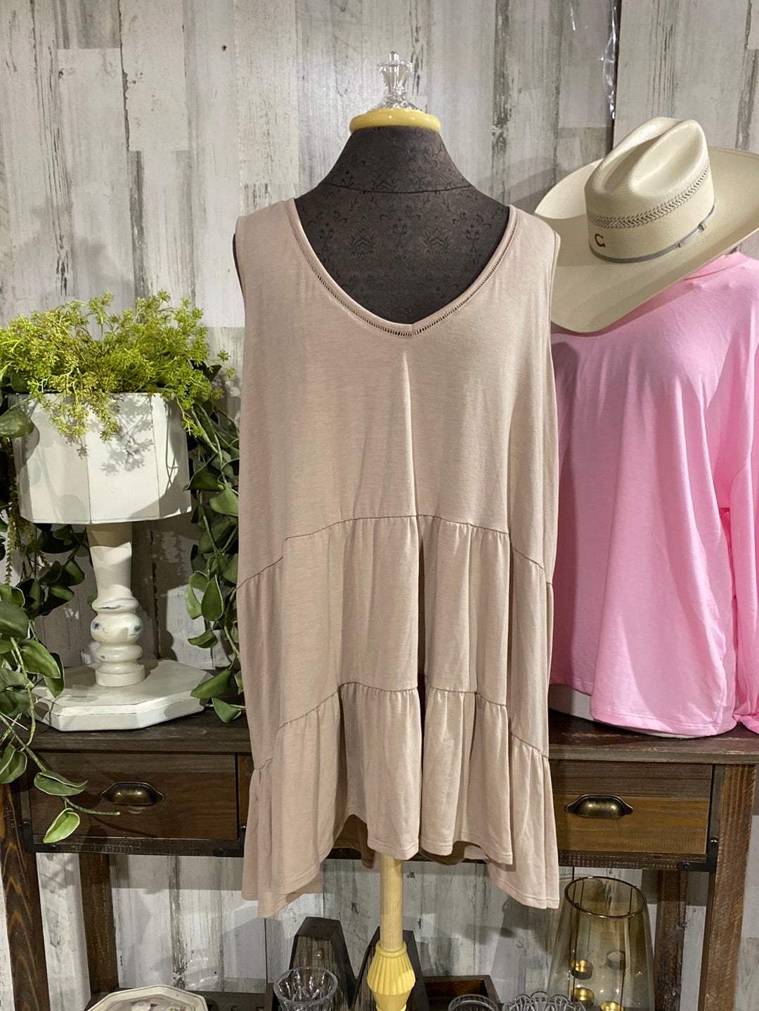 Womens Tiered Babydoll Style Top 3x Test