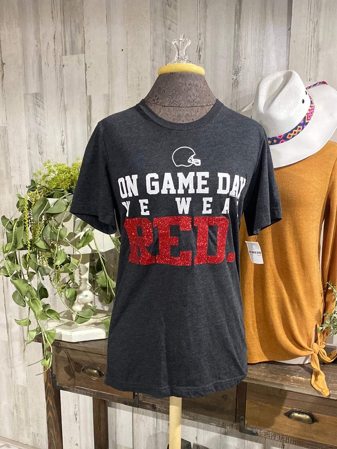 Womens On Game Day Football Tshirt Large