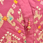 Womens Burgundy Embroidered Tunic Large EUC
