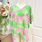 Womens First Love Floral Blouse Large EUC