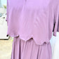 Womens Piper & Scoot Plum Dress Large EUC