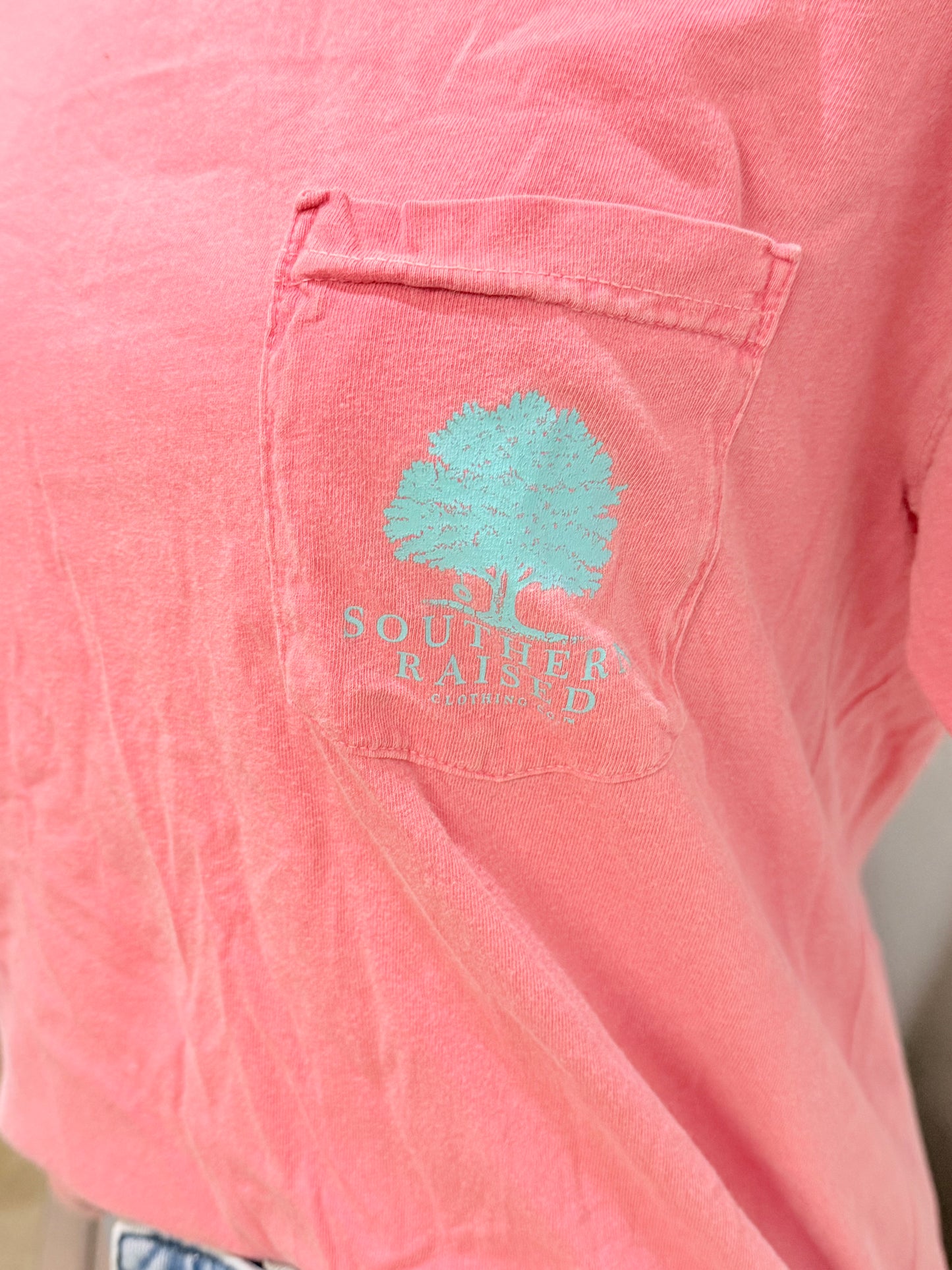 Womens Southern Raised Comfort Color Tee Medium EUC