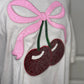 Womens Cherry Sequins Tee XL