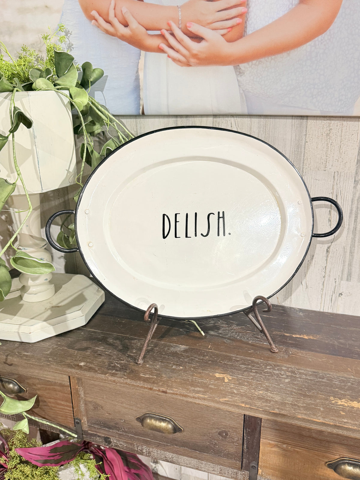 Home Decor Rae Dunn Delish Platter
