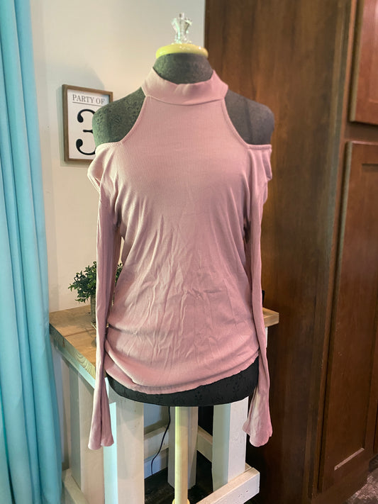 Womens Cherish Ribbed Top Sz Large