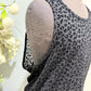 Womens Zyia Black Leopard Tank XL EUC
