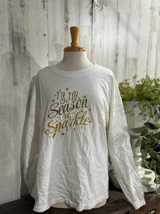 Womens Christmas Boxercraft Tee Size Large