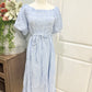 Womens She+Sky Smocked Dress XL EUC