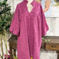 Womens Umgee Mauve Eyelet Dress 2XL EUC