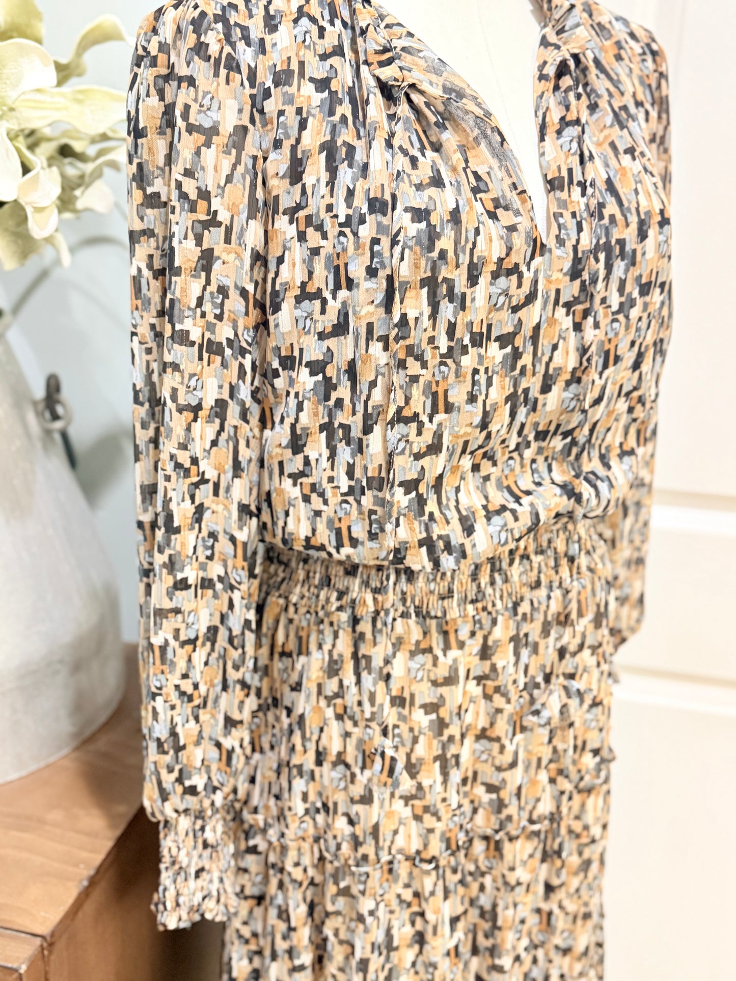Womens MSK Empire Waist Maxi Dress Large EUC