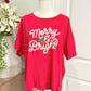 Womens Merry & Bright Tshirt XL EUC