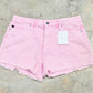 Womens Kancan Pink Shorts XL NWT