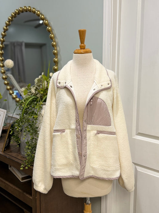 WOmens LeLis Fleece Jacket Size Medium