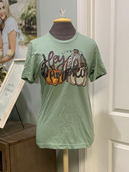 Womens Hey Pumpkin Tee Size Small