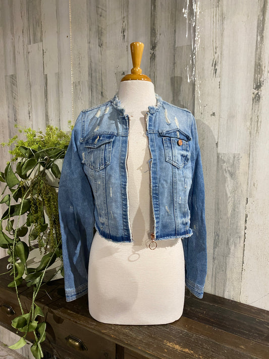 Womens BBJ Denim Jacket Medium