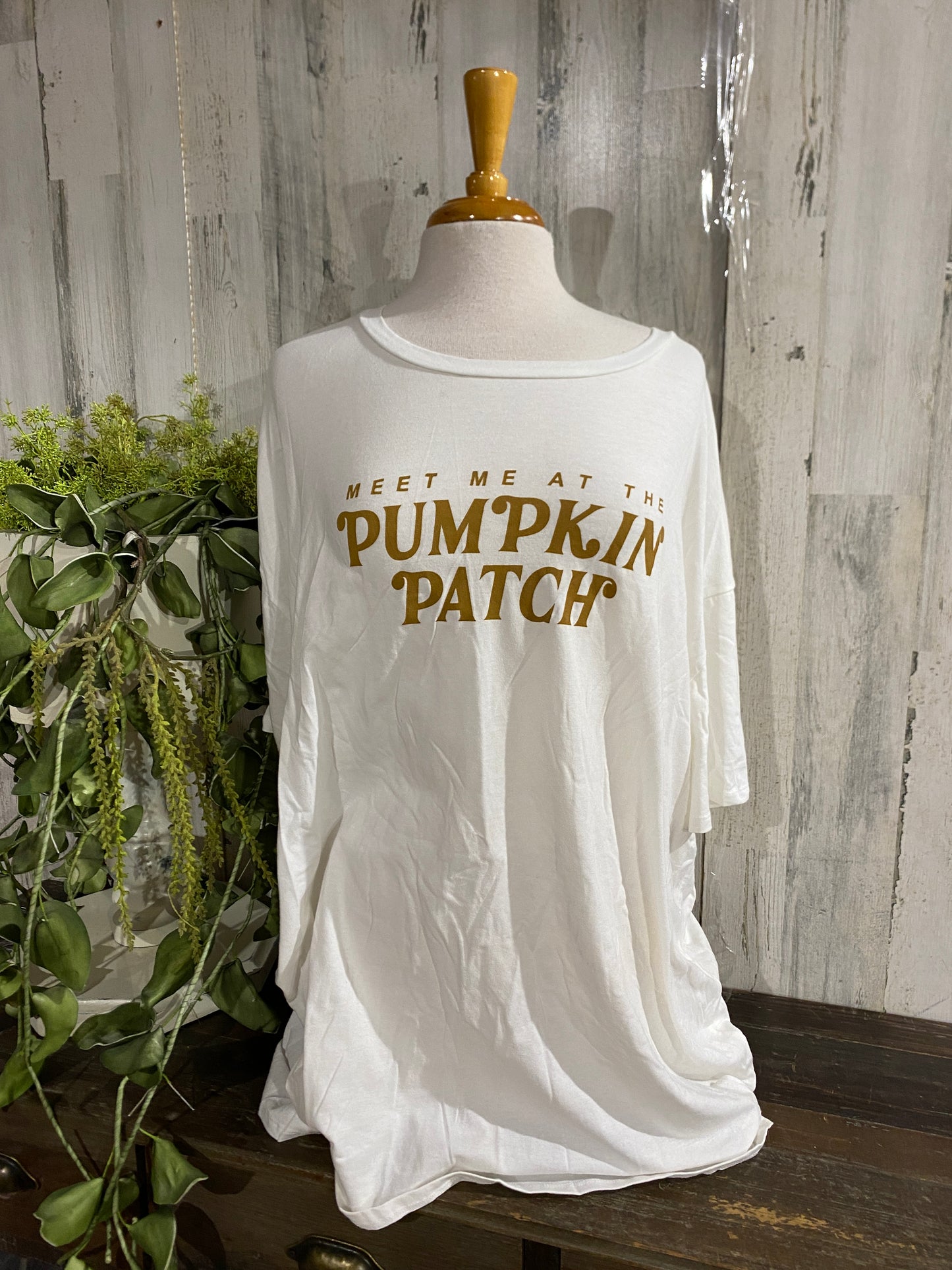 Womens Hopely Pumpkin Patch Shirt 2X NWT Retails $24