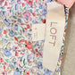 Womens Loft Floral Midi Dress Size 4 EUC