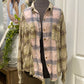 Womens Blue Bird Flannel Size Large NWT