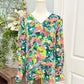 Womens Jodifl Colorful Blouse Medium EUC