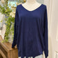 Womens Dreamers Navy Sweater M/L EUC