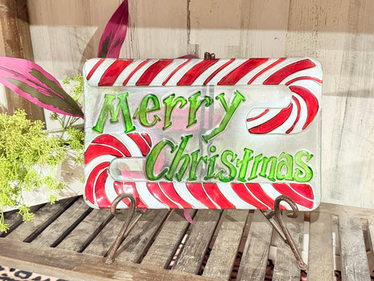 Home Decor Christmas Candy Cane Platter