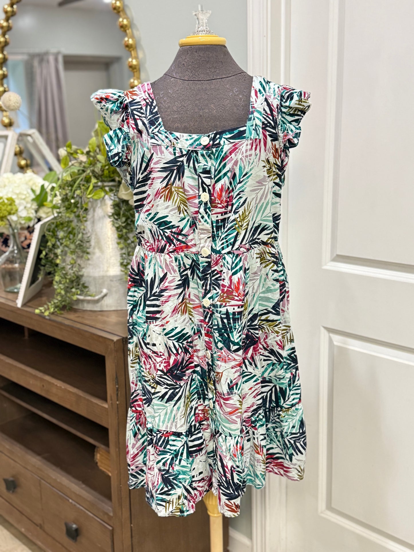 Womens Beach Lunch Lounge Dress Medium EUC