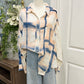 Womens We The Free Cotton Button Down Large EUC