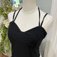 Womens B&W Waist Cinching Dress Large NWT