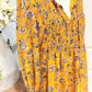 Womens Inspired Hearts Smocked Fall Dress Large EUC