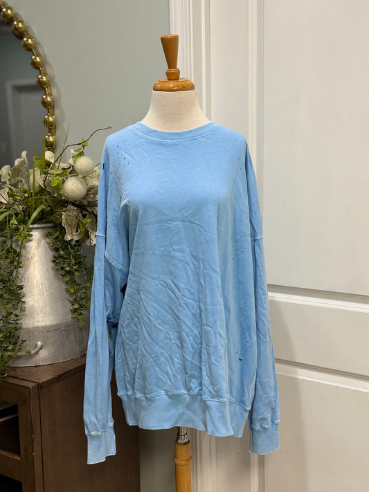 Womens Easel Sweatshirt Size Medium OVERSIZED