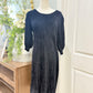 Womens Another Love Black Velvet Dress Large EUC