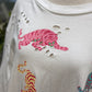 Womens Zutter Oversized Burn Out Tee Size M/L