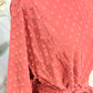 Womens Swiss Dot Midi Dress Size Large EUC
