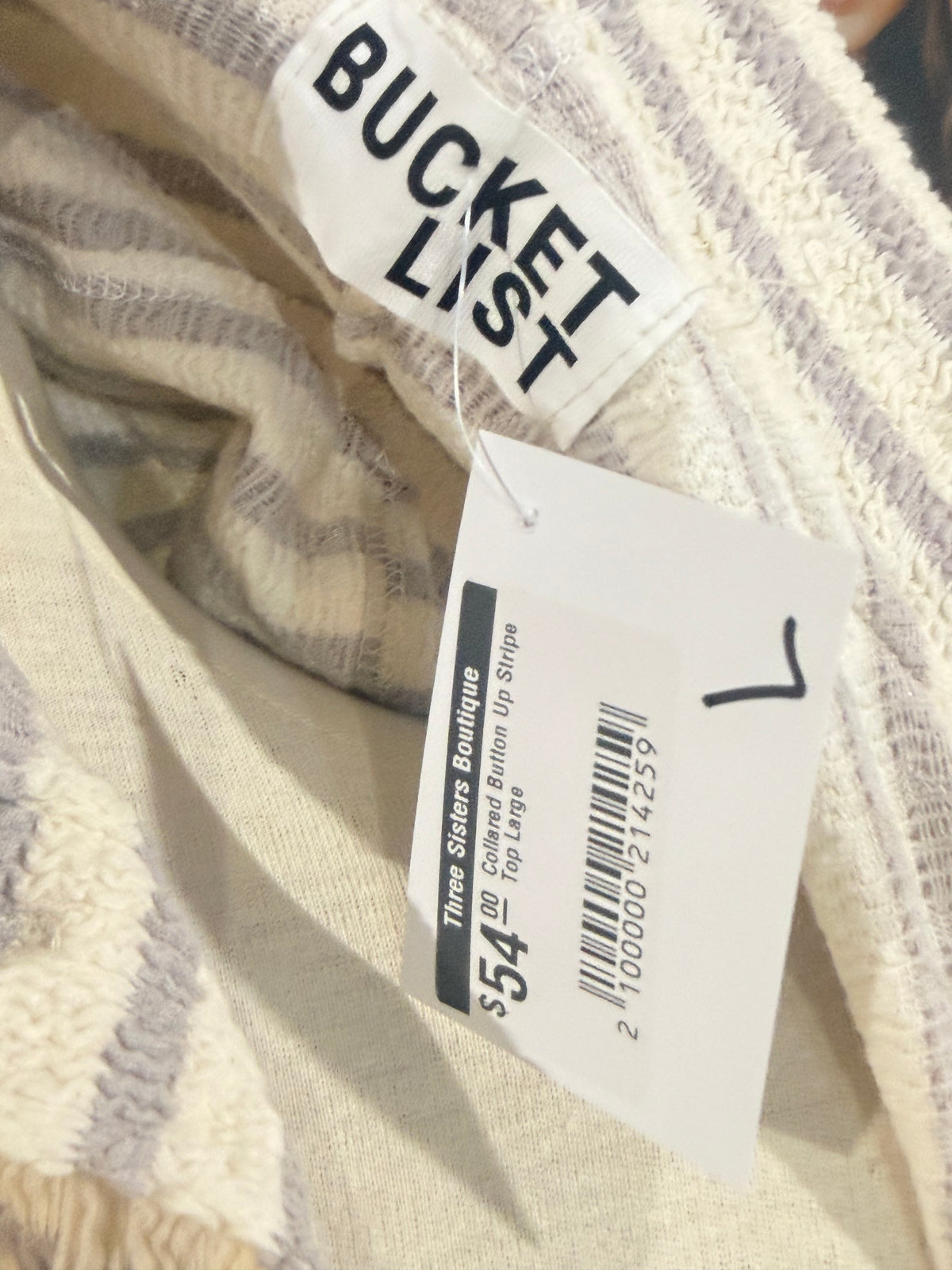 Womens Bucket List Pullover Large NWT