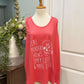 Womens Graphic Tank Size 3X