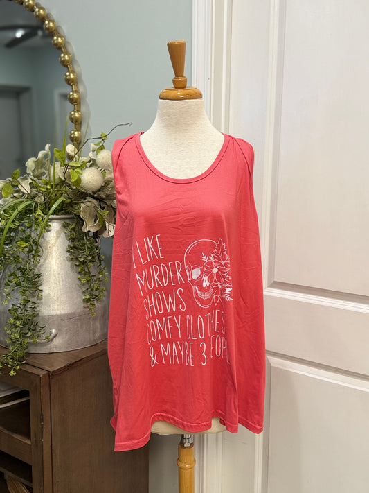 Womens Graphic Tank Size 3X