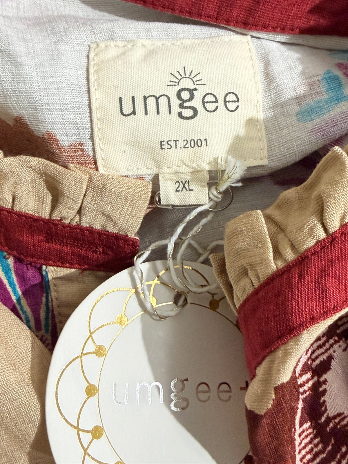 Womens Umgee Maxi Dress Size 2XL NWT