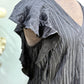 Womens 52Seven Black Dress Flutter Sleeve 1X EUC