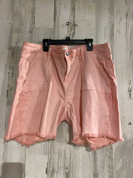 Womens Vigoss Pink Denim Shorts 18