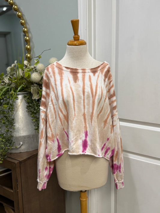 Womens Tie Dye Sweatshirt Size M/L