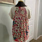 Womens Umgee Linen Floral Blouse Size Medium