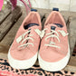 Womens Sperry Pink Sneakers Size 6 GUC