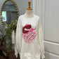Womens Peach Love Long Sleeve Blouse Size Large