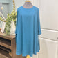 Womens Chic Soul Teal Dress 1XL EUC